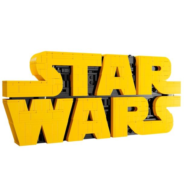 Star Wars Brick-Built Star Wars Logo Sign