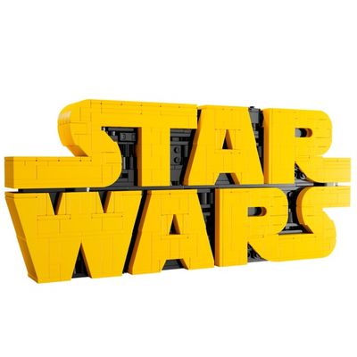 Star Wars Brick-Built Star Wars Logo Sign