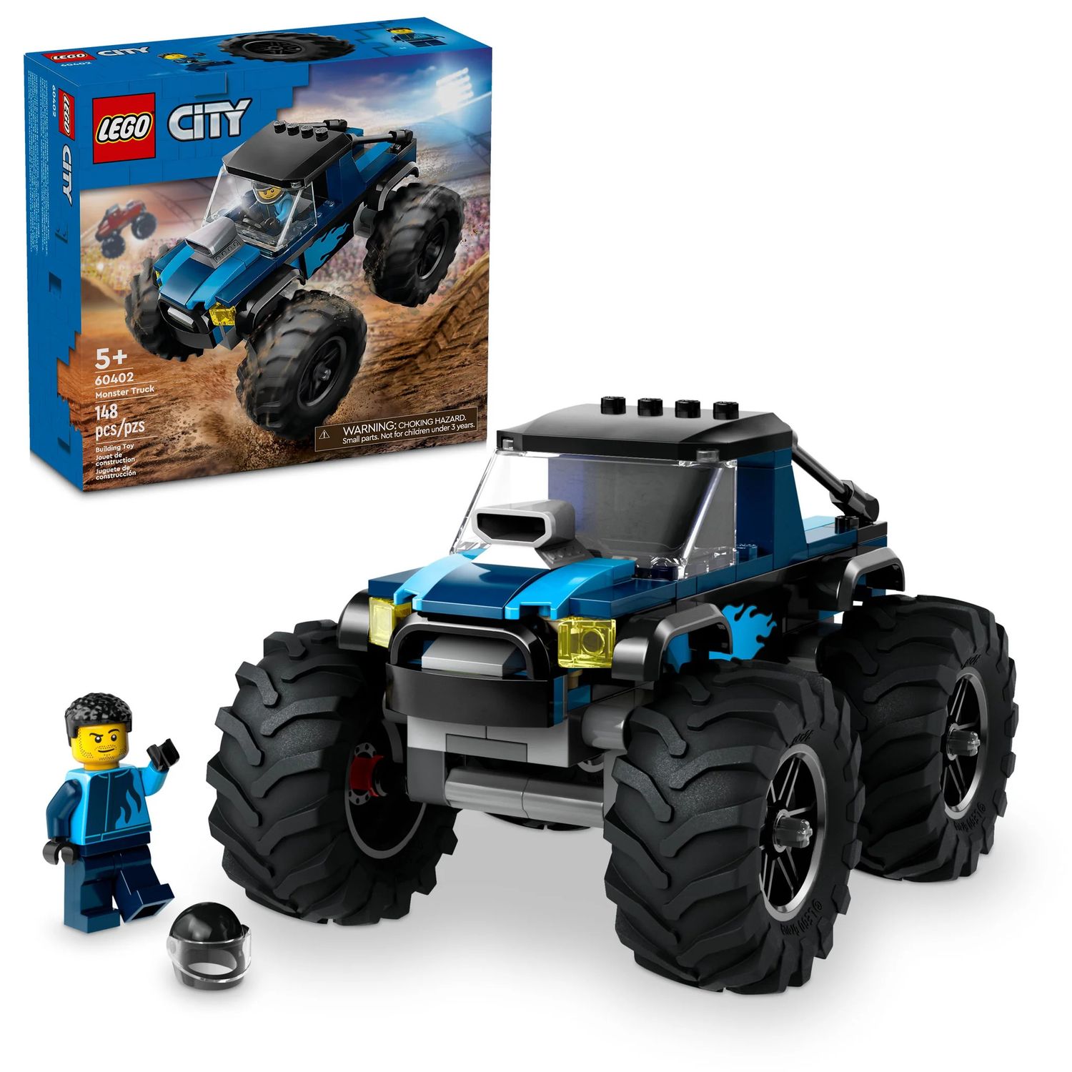 Blue Monster Truck