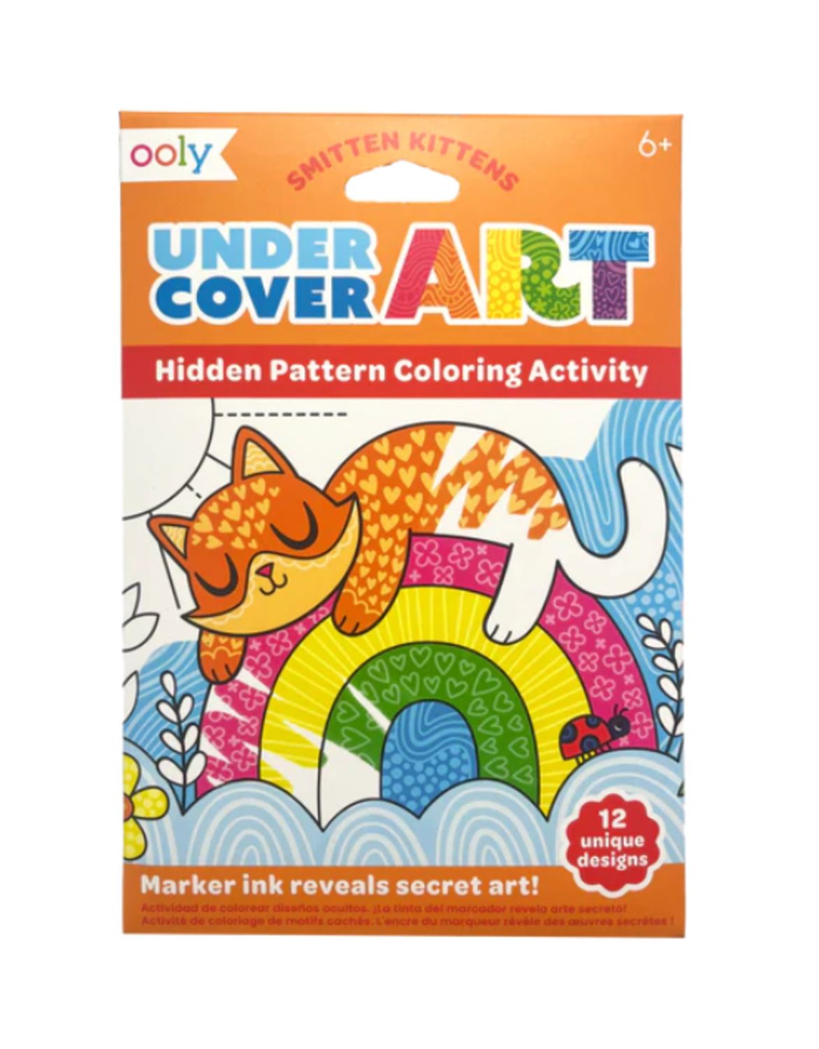 Undercover Art Hidden Patterns Colouring Activity - Smitten Kittens