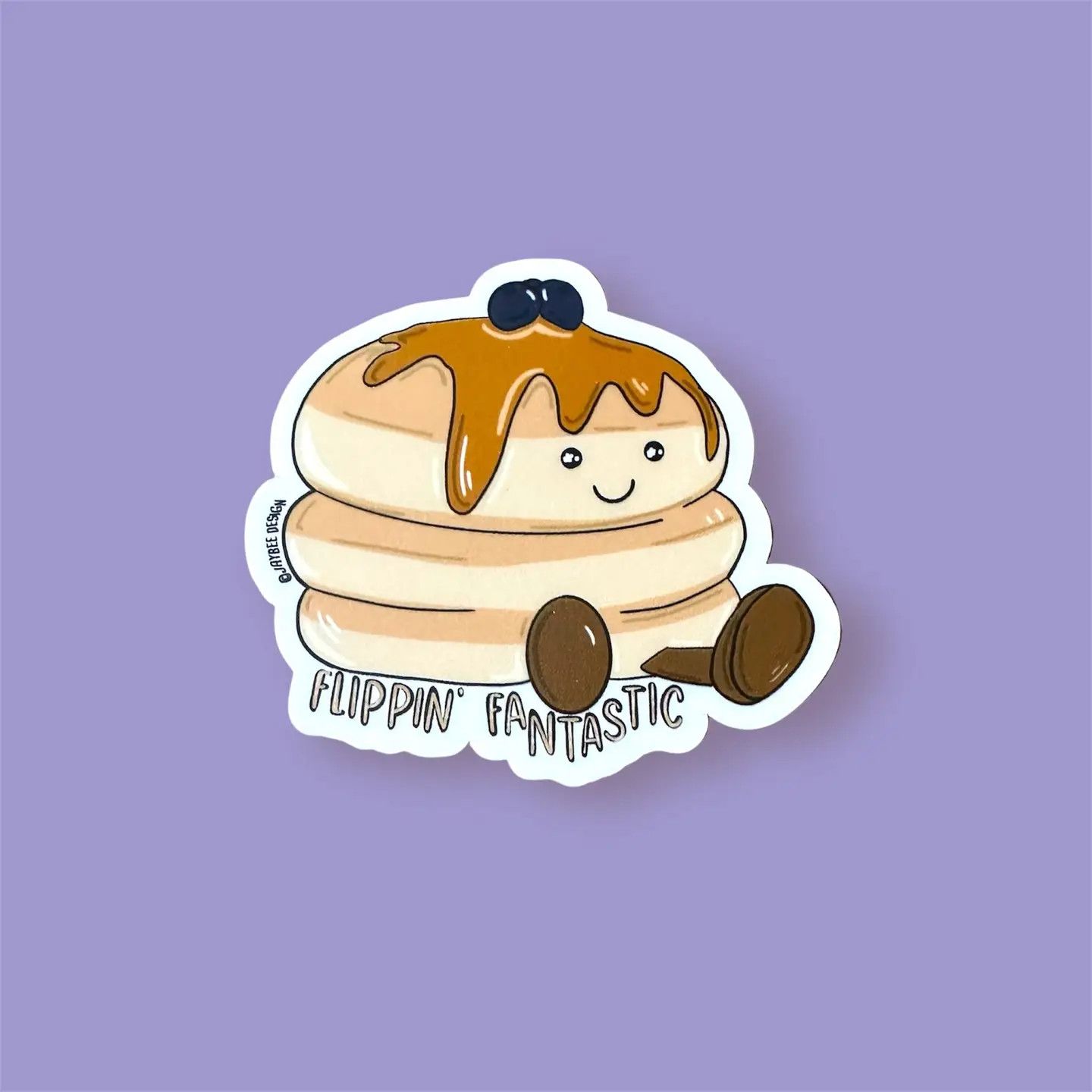 Flippin&#39; Fantastic Pancake Vinyl Sticker