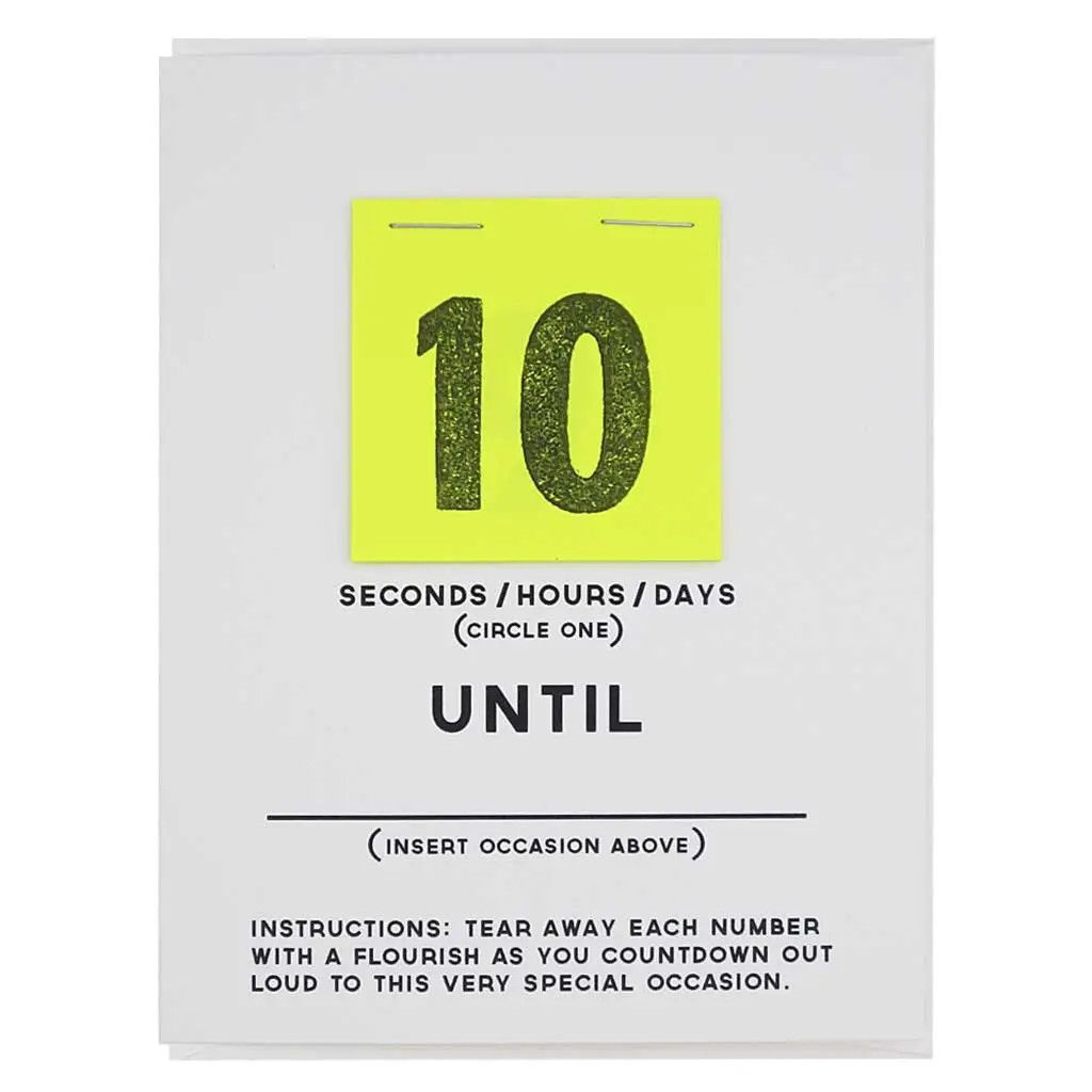 Diy Countdown