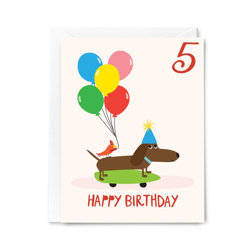Happy Birthday Five Year Old