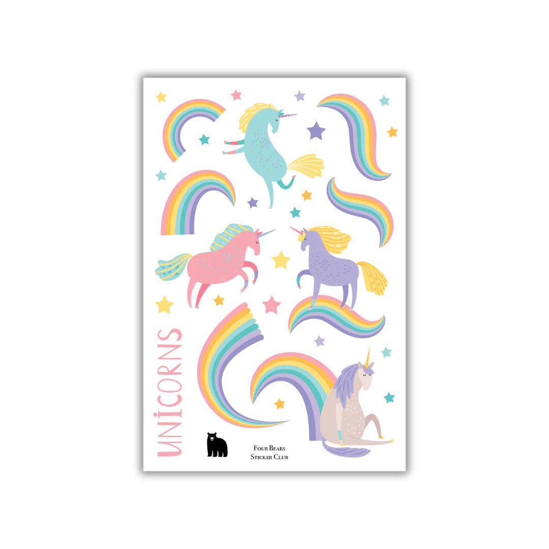 Rainbow unicorns