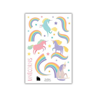 Rainbow unicorns