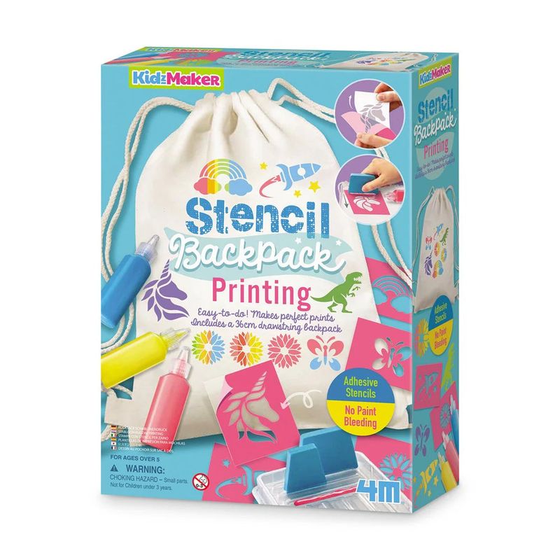 STENCIL BACKPACK PRINTING