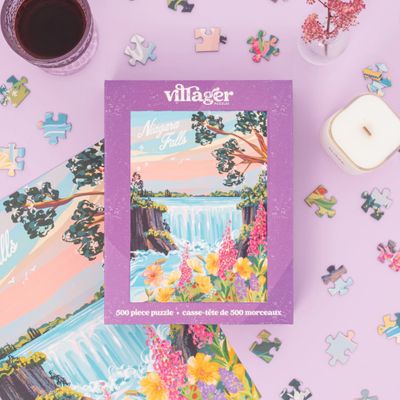 Niagara Falls | 500-Piece Puzzle for Adults | Designed in Canada by Capri Sadler