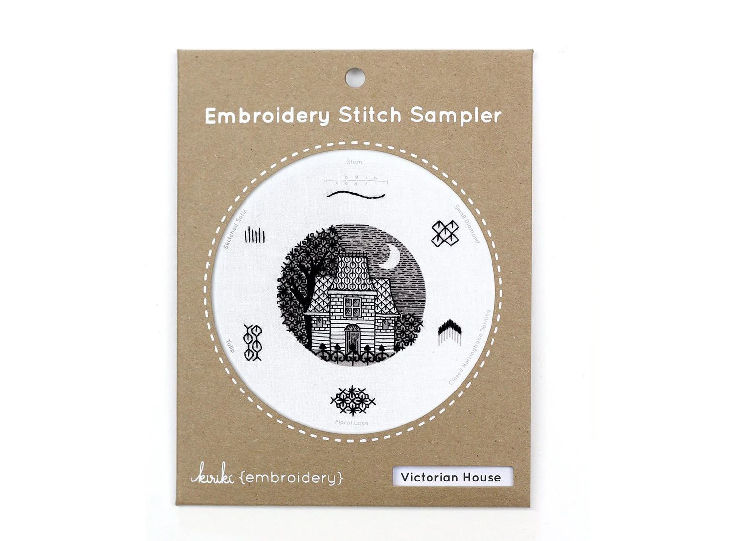 Victorian House -  Embroidery Stitch Sampler