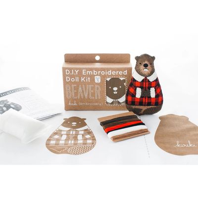 Beaver - Embroidery Kit