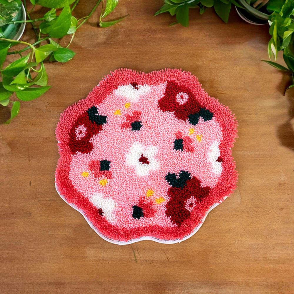 PINK POSIES | Rug Making Kit