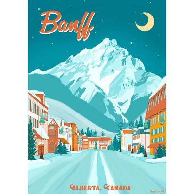 Banff Moonlight | 500-Piece Puzzle | Designed in Canada