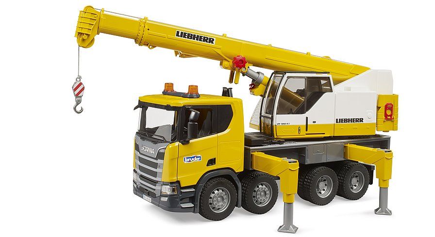 SCANIA Super 560R Liebherr Crane Truck w Light/Sound Module
