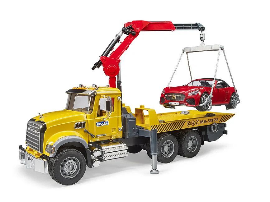 MACK Granite Tow Truck w Roadster