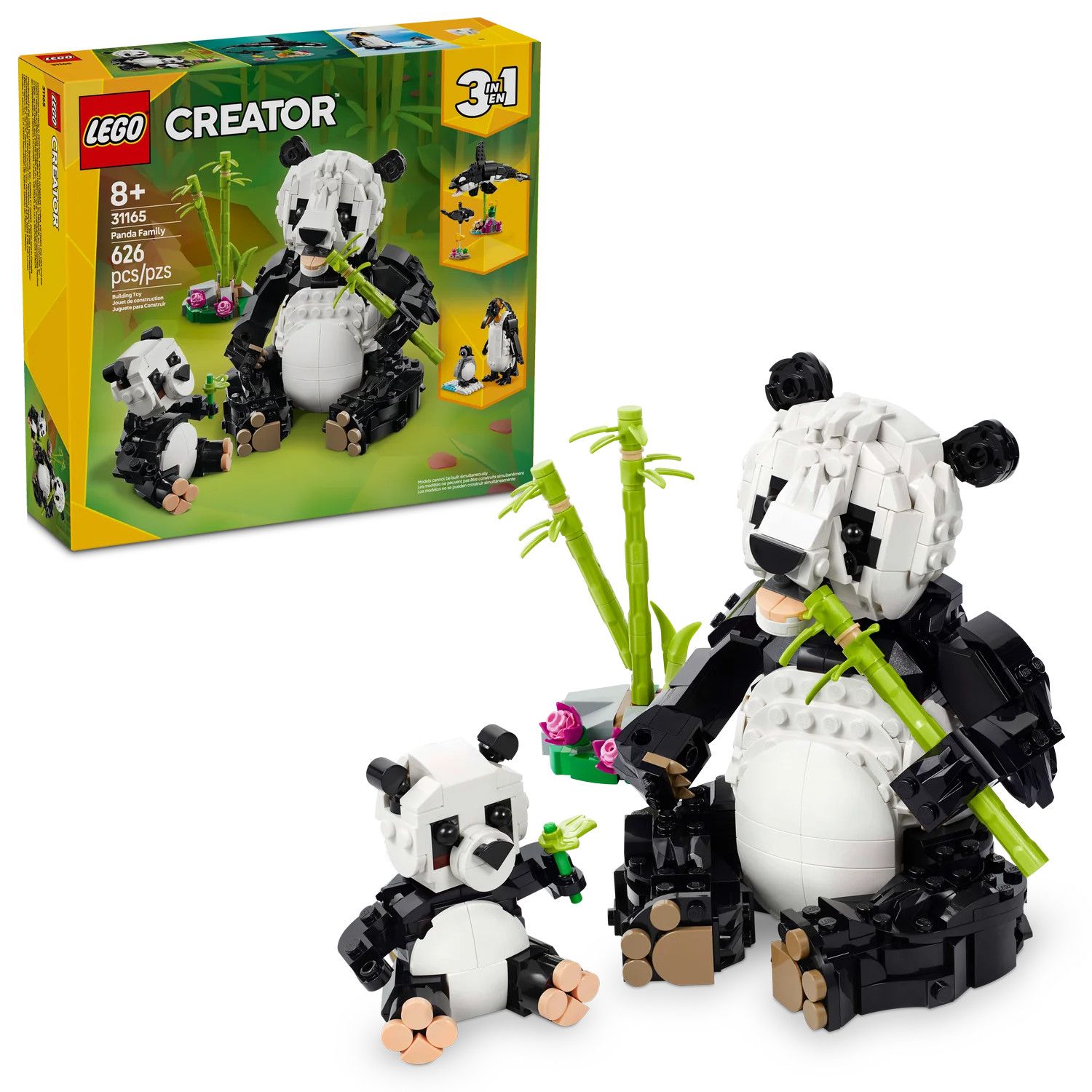 Creator Wild Animals: Panda Family