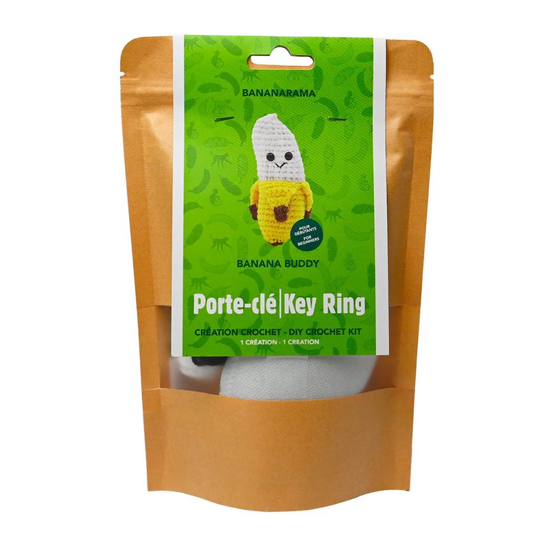 Banana Buddy DIY Crochet Keyring Kit