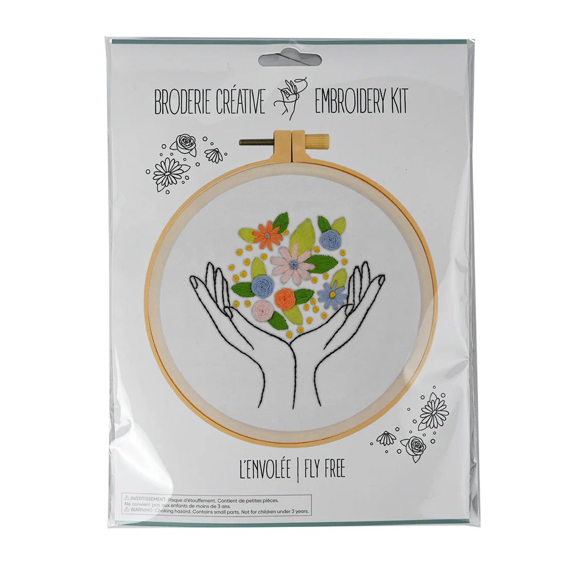 FLY FREE EMBROIDERY KIT