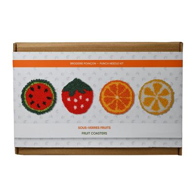 FRUITS PUNCH NEEDLE COASTER KIT