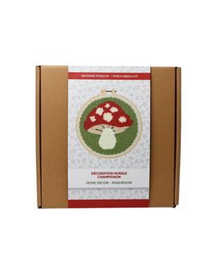 MUSHROOM HOME DECOR PUNCH NEEDLE KIT