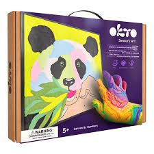 COLORING WITH CLAY BY NUMBERS - PANDA