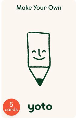 Make Your Own Cards (Pack of 5)