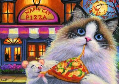 Ravensburger 35PCS Happy Cat Pizza