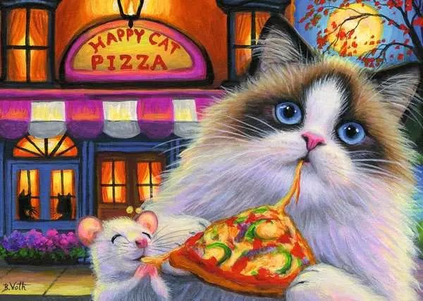 Ravensburger 35PCS Happy Cat Pizza