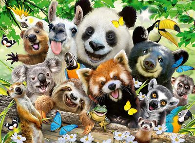 Ravensburger 300 PCS Wildlife Selfie