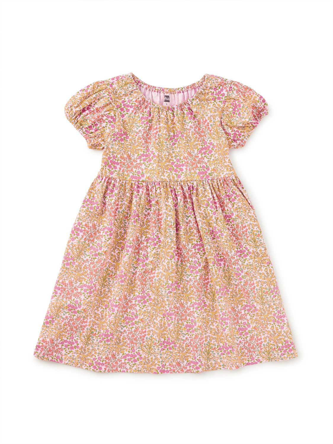 Puff Sleeve Empire Dress