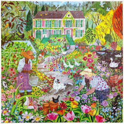 eeboo French Flower Garden 1000 PIECE PUZZLE