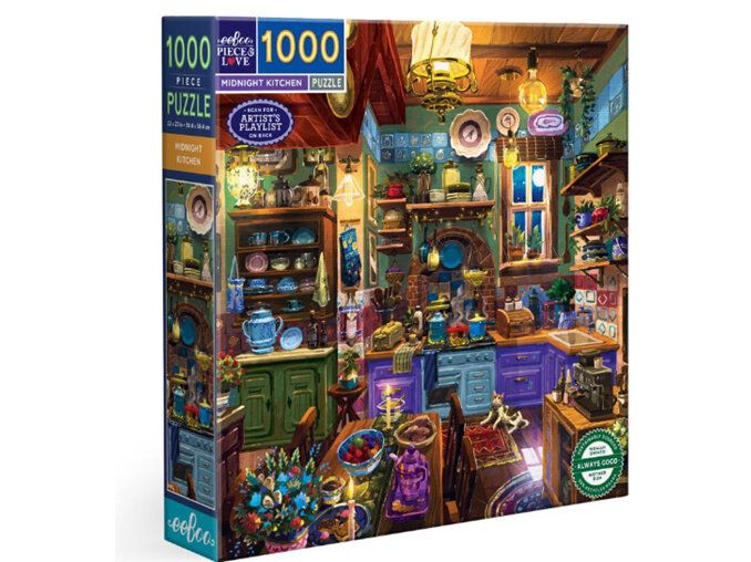 eeboo Midnight Kitchen 1000 PIECE PUZZLE