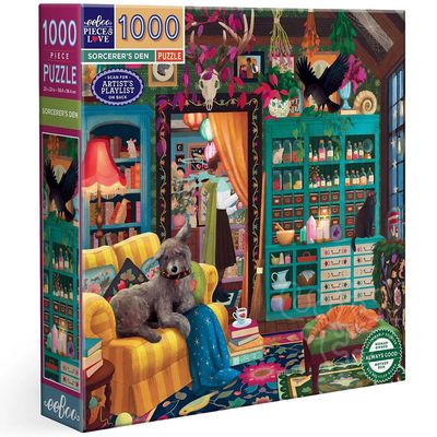 eeboo Sorcerer's Den 1000 PIECE PUZZLE