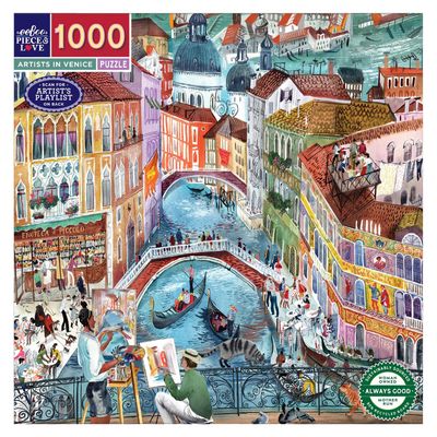 eeboo Artists in Venice 1000 PIECE PUZZLE