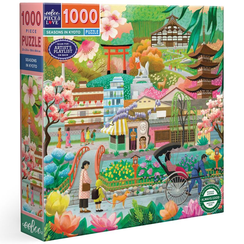 eeboo Seasons in Kyoto1000 PIECE PUZZLE