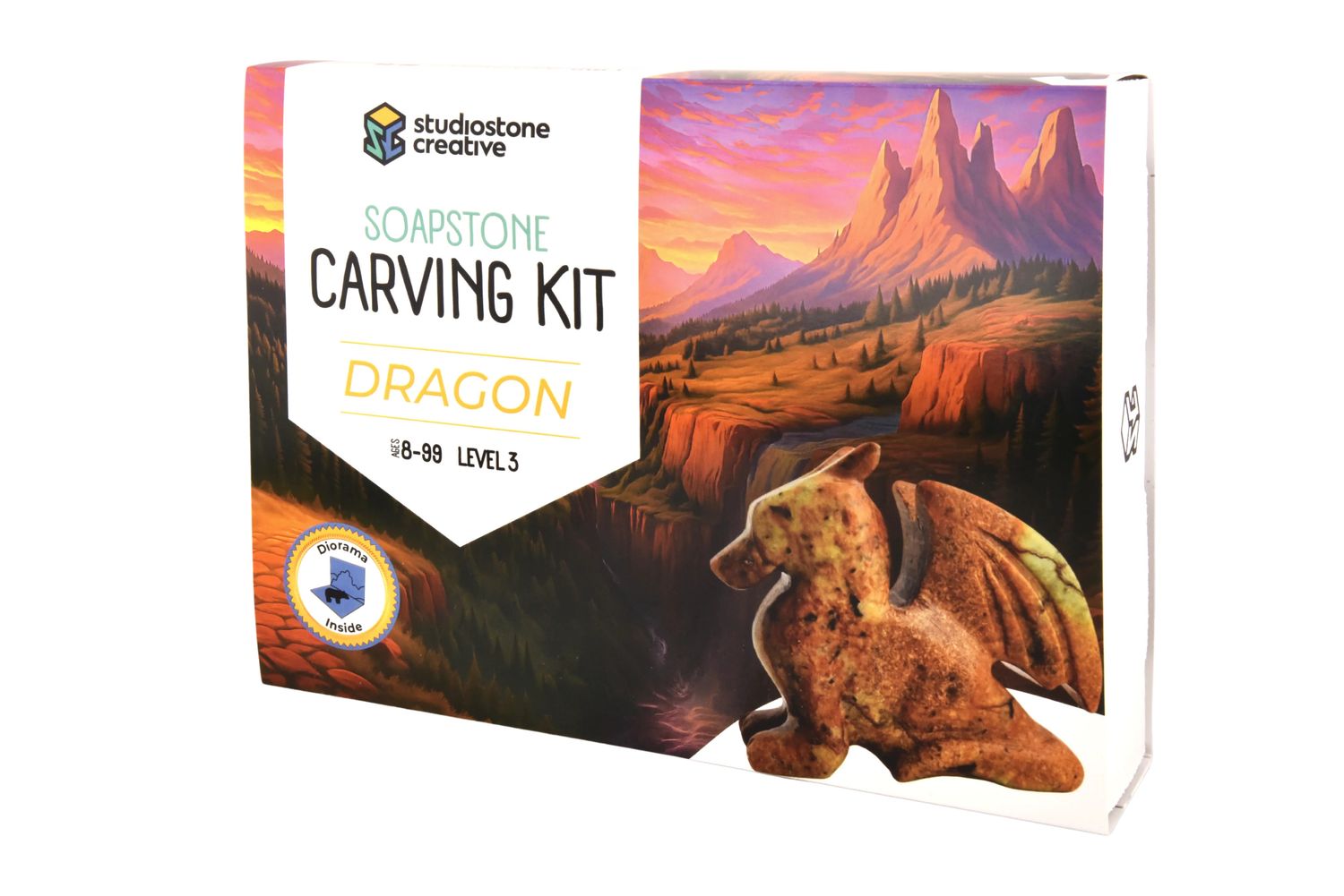 dragon soapstone carving kit