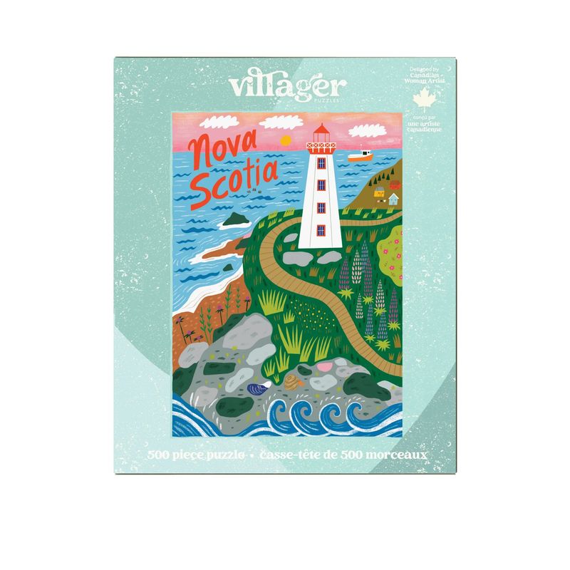 Nova Scotia Shores | 500-Piece Puzzle for Adults | Designed in Canada by Alysha Dawn Puopolo