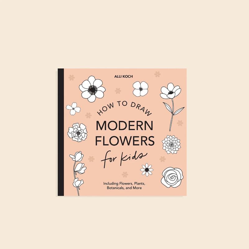 HOW TO DRAW MODERN FLOWERS