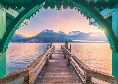 Footbridge at Lac d'Annecy 1000 Pc
