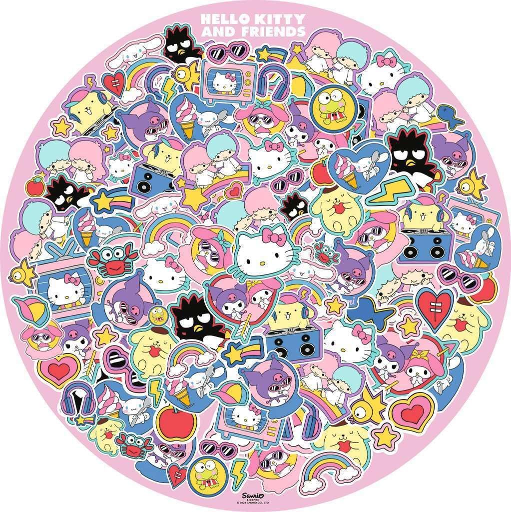 Hello Kitty 500 Pc Round Puzzle