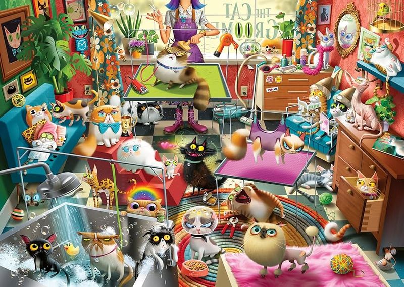 MacAdam: The Cat Groomer 1000 pc Puzzle