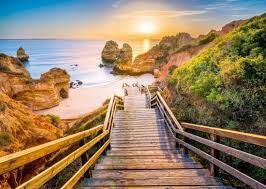 Stairway to Camilo Beach, Algarve 1000p