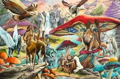 Mushrooms &amp; Myths 5000 Pc Puzzle