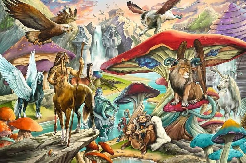 Mushrooms &amp; Myths 5000 Pc Puzzle