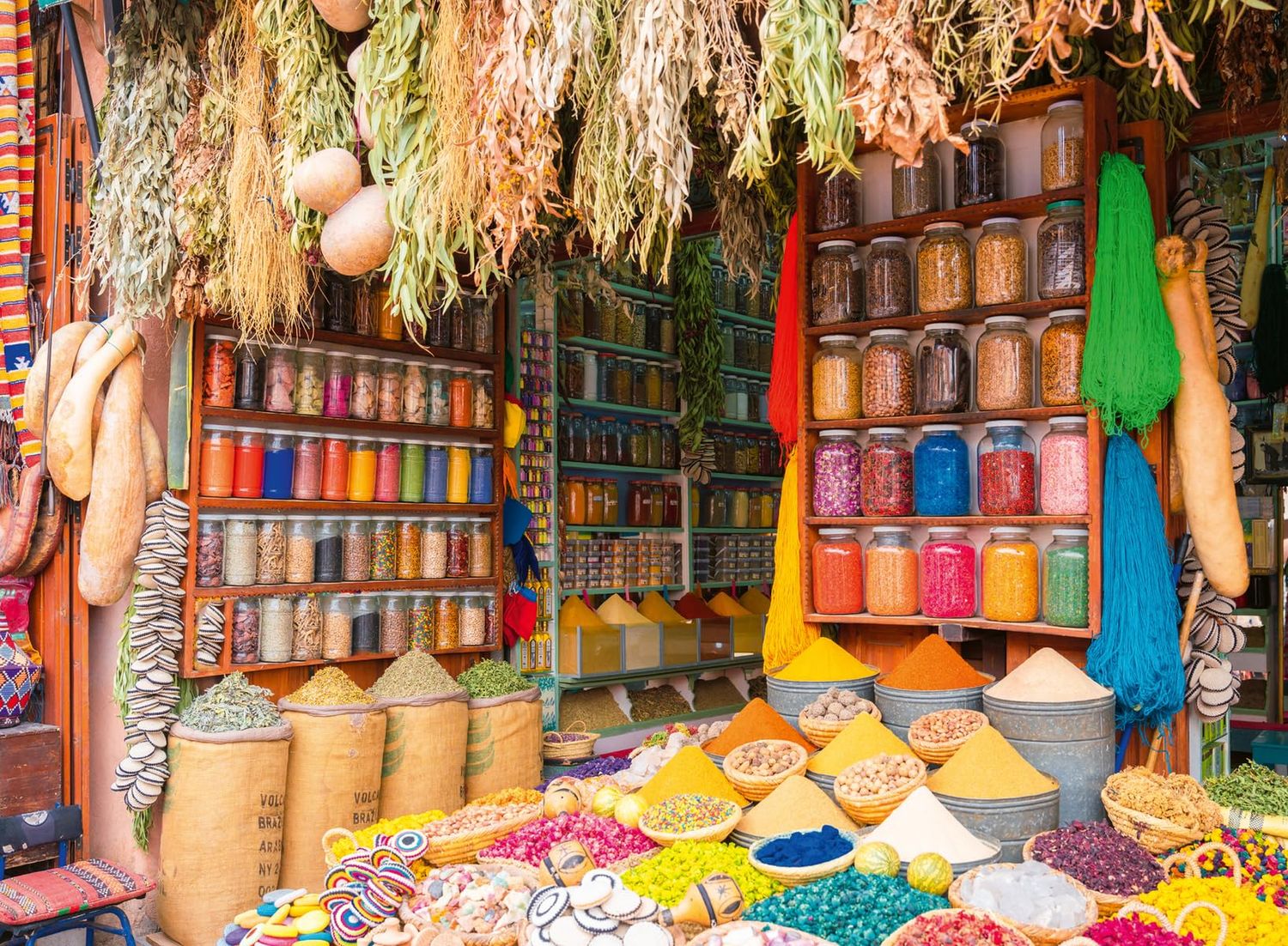 Colorful Spices, Morocco 500 Pc Puzzle