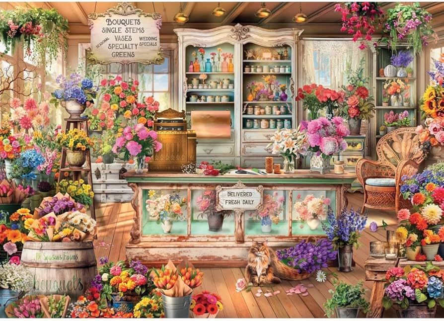 Ravensburger 1000 PCS All Seasons Flower Shop