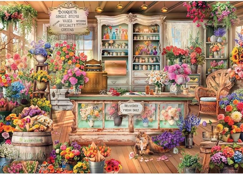 Ravensburger 1000 PCS All Seasons Flower Shop
