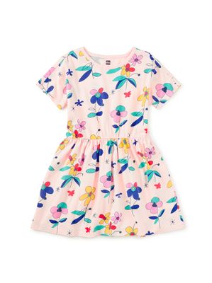 Short Sleeve Twirl Dress