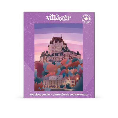 Quebec City | 500-Piece Puzzle | Designed in Canada