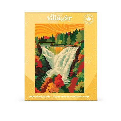 Autumn Cascade | 1000-Piece Puzzle | Designed in Canada