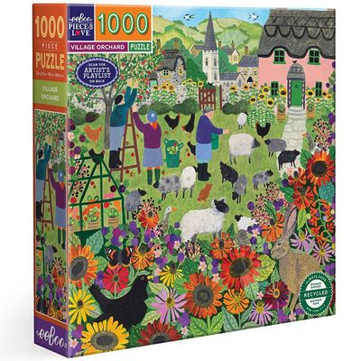 eeboo Village Orchard 1000pc Puzzle
