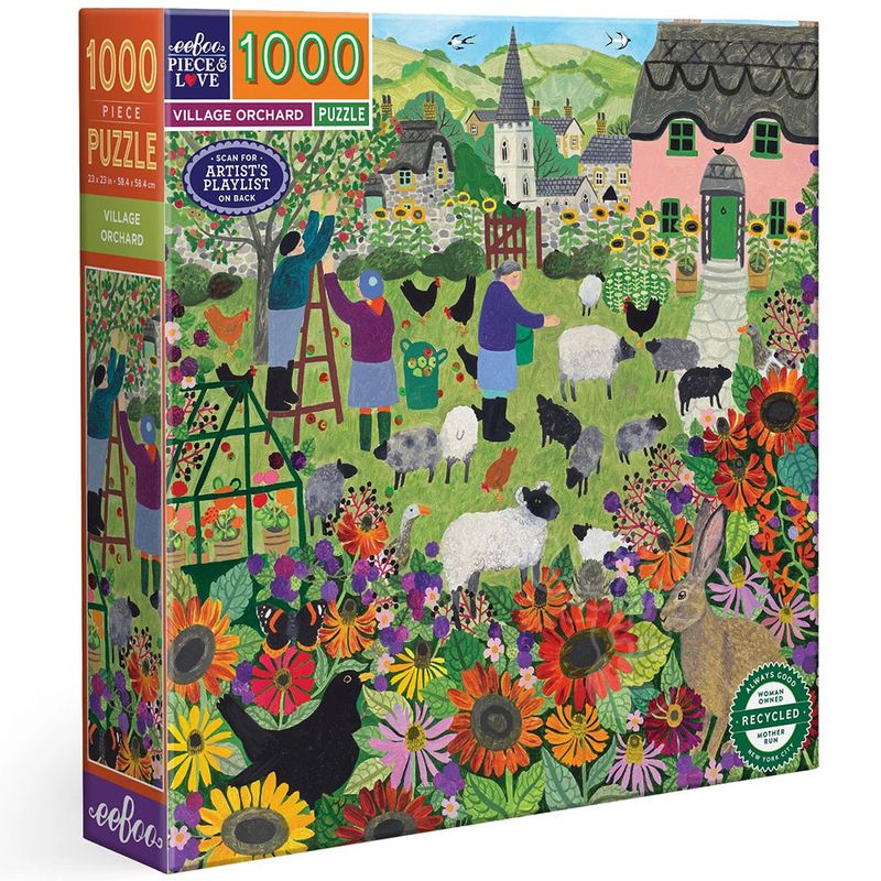 eeboo Village Orchard 1000pc Puzzle